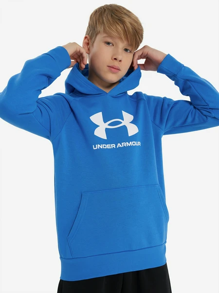 Худи Under Armour Rival Fleece, синий, арт. 1379791u0f-402