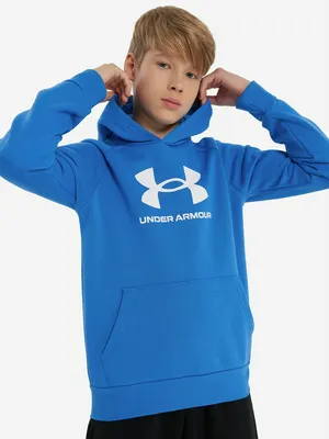Худи Under Armour Rival Fleece, синий, арт. 1379791U0F-402