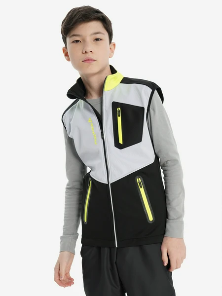 Жилет для мальчиков Fischer, черный, арт. 25324