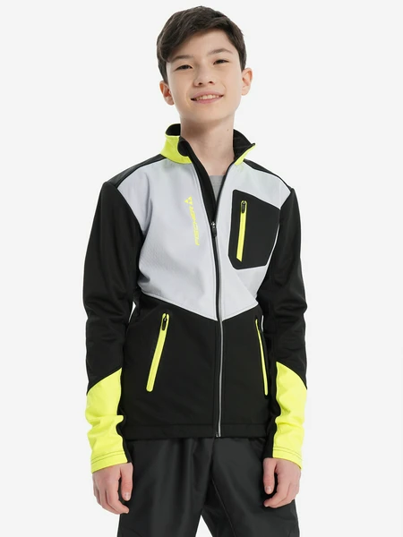 Куртка софтшелл Fischer для мальчиков, черный, арт. gr8132f06-109