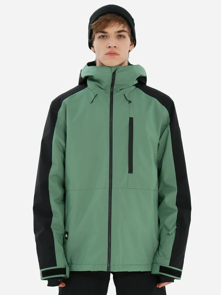 Куртка утепленная мужская Quiksilver Mission Block, зеленый, арт. 25361