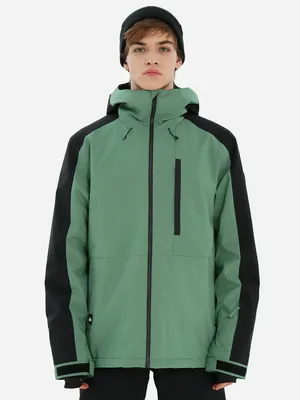Куртка утепленная мужская Quiksilver Mission Block, зеленый, арт. EQYTJ03501Q02-GND0