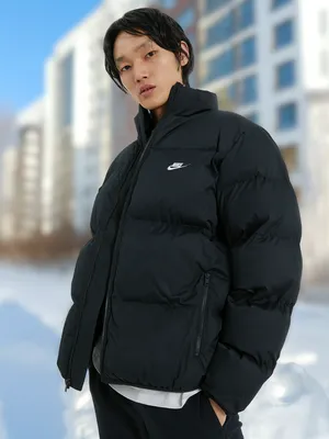 Куртка утепленная Nike M NK CLUB PUFFER JKT, черный, арт. FB7368N06-010