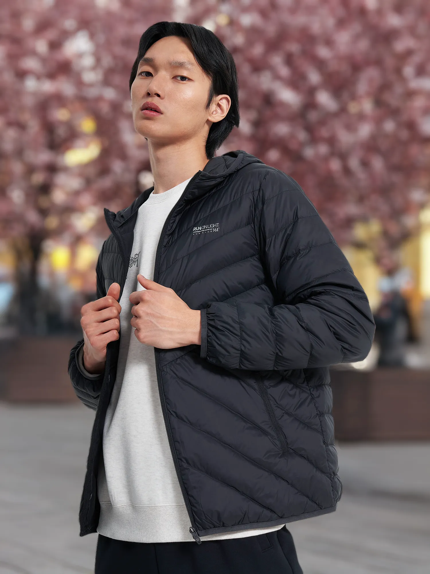 Пуховик мужской, черный, арт. w552342307-5w361-.