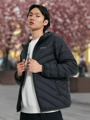 Пуховик мужской, черный, арт. w552342307-5w