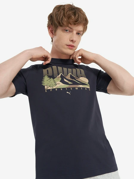 Футболка PUMA, синий, арт. 684828p0p-16