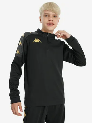 Джемпер футбольный для мальчиков Kappa, черный, арт. 331G3HW1KAP-A00