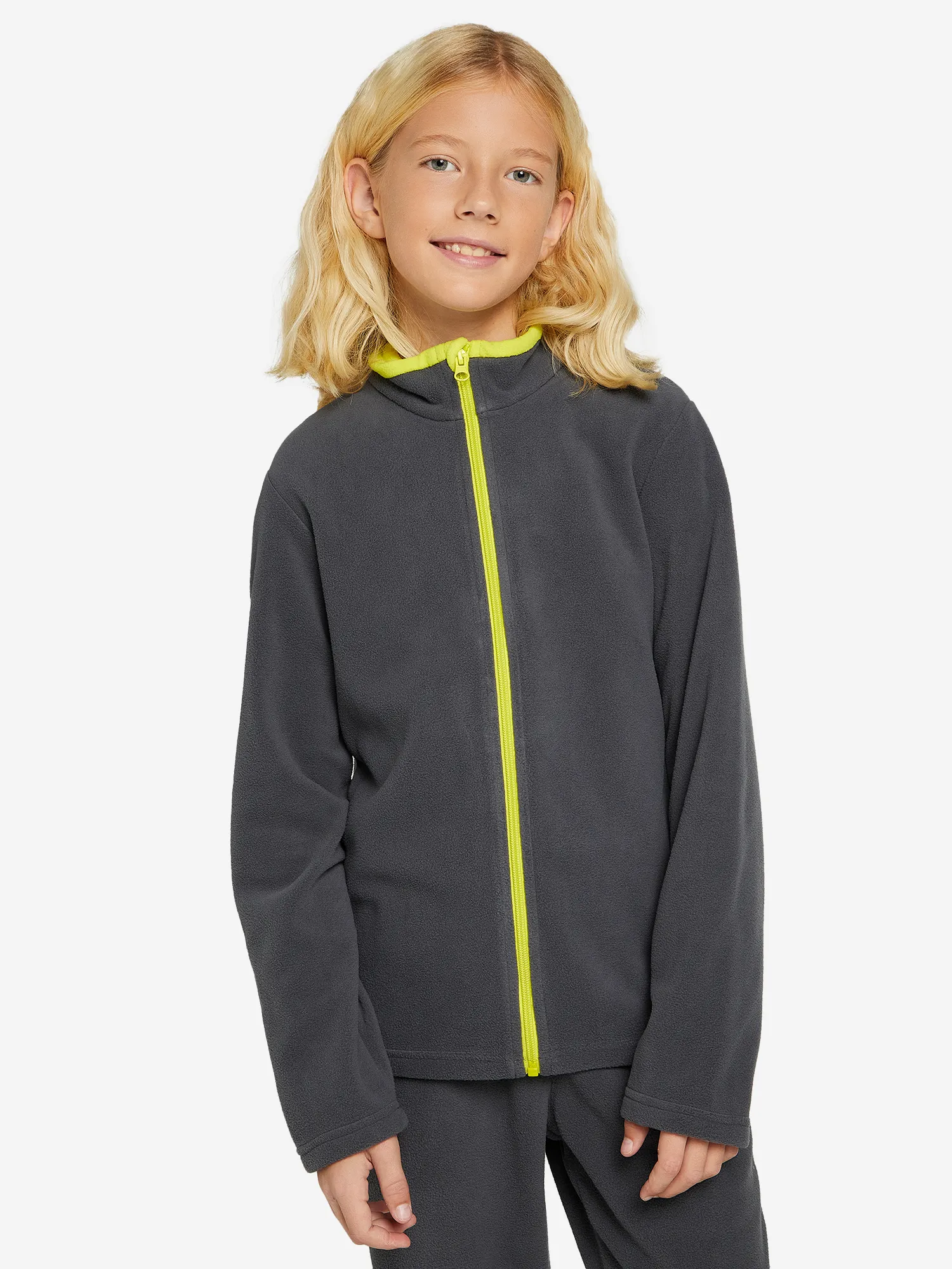 Джемпер флисовый для мальчиков Outventure, серый, арт. 126609out-93