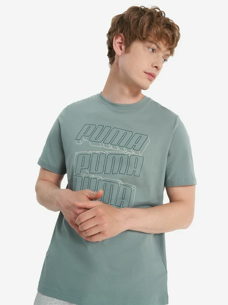 Футболка мужская PUMA, зеленый, арт. 684664p0p-30