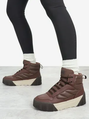 Кеды утепленные женские Termit Future Mid 2.0, коричневый, арт. 136513TRT-T3