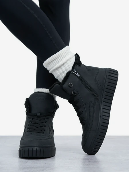 Кроссовки утепленные женские GSD Elia Wtr, черный, арт. 25462