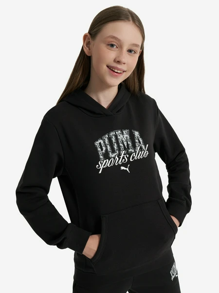 Худи для девочек PUMA Classic, черный, арт. 685829p0p-01