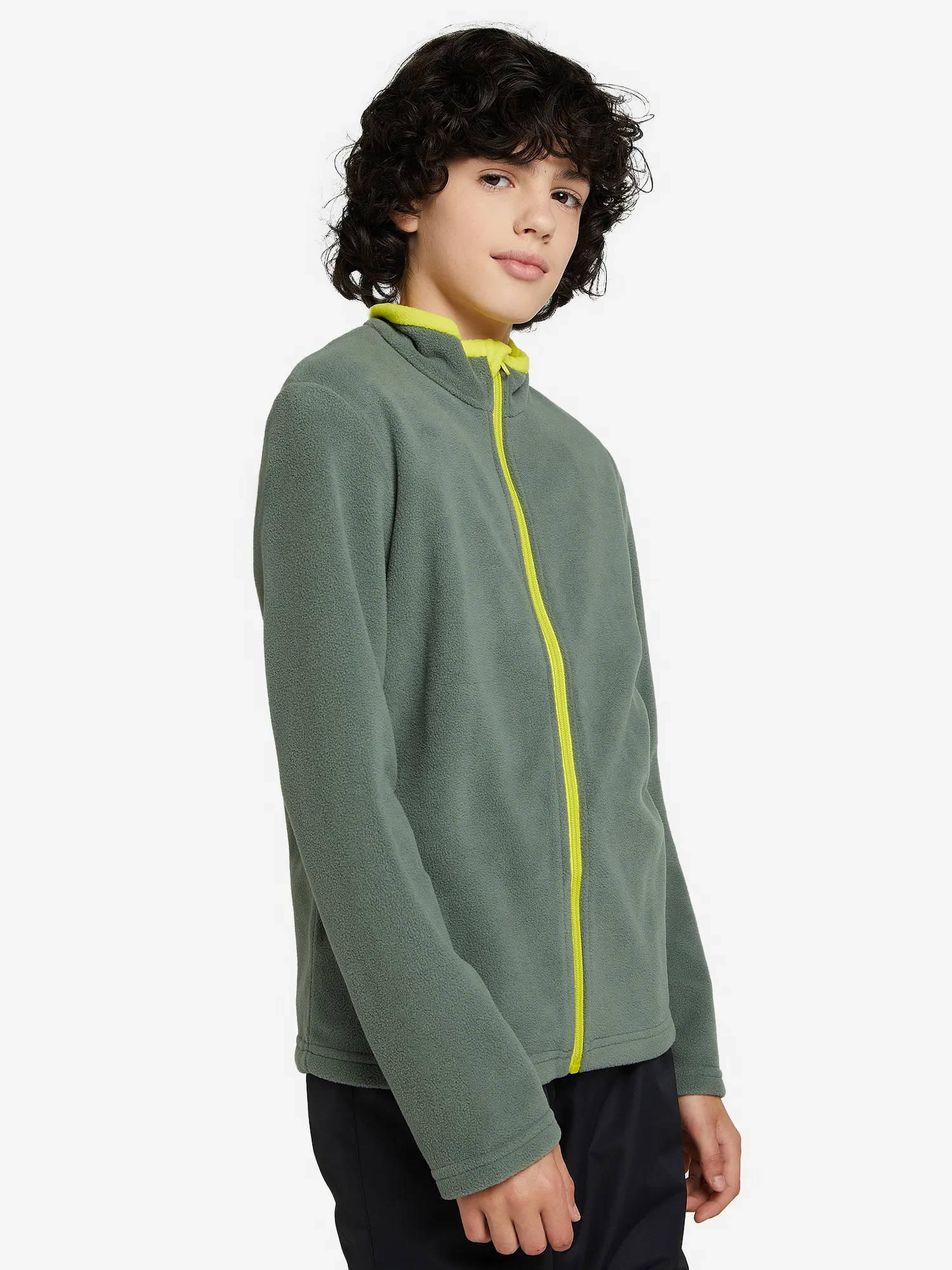 Джемпер флисовый для мальчиков, зеленый, арт. 126609out-64