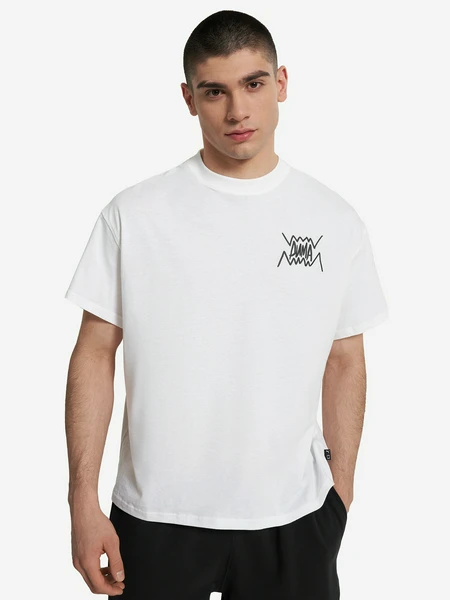 Футболка мужская оверсайз, белый, арт. 630493p0p-02