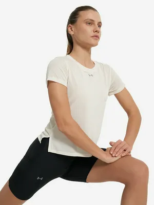Футболка женская Under Armour Trail Run, бежевый, арт. 1389606