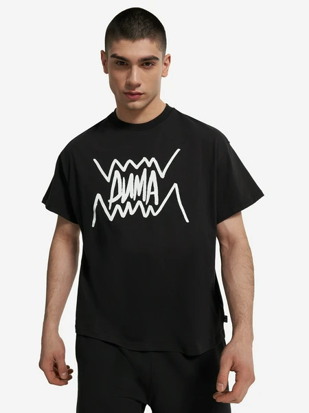 Футболка оверсайз PUMA, черный, арт. 630492p0p-01