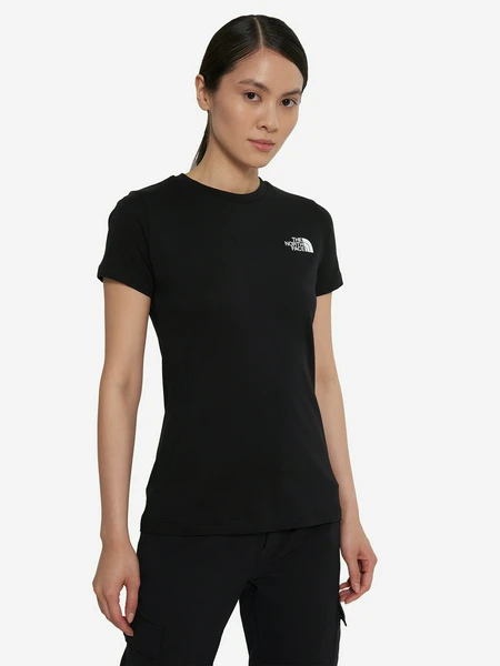 Футболка женская The North Face Box Nse Slim, черный, арт. nf0a87nmjk31t1k-.