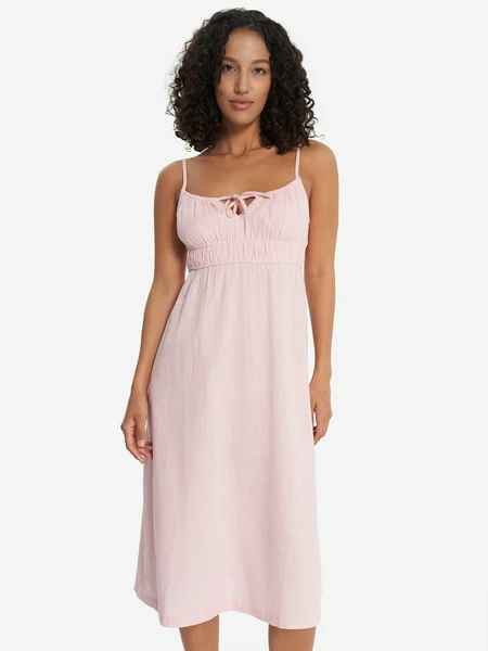 Платье женское Roxy Rosie Skies Slub, розовый, арт. erjwd03871r17-mze0