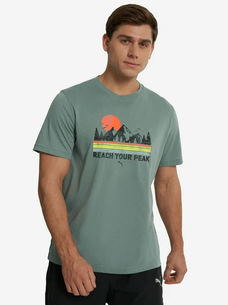 Футболка PUMA, зеленый, арт. 25613