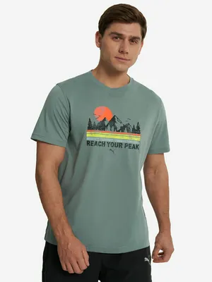 Футболка PUMA, зеленый, арт. 25613