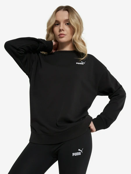 Свитшот PUMA Ess Small No. 1 Logo, черный, арт. 684975p0p-01