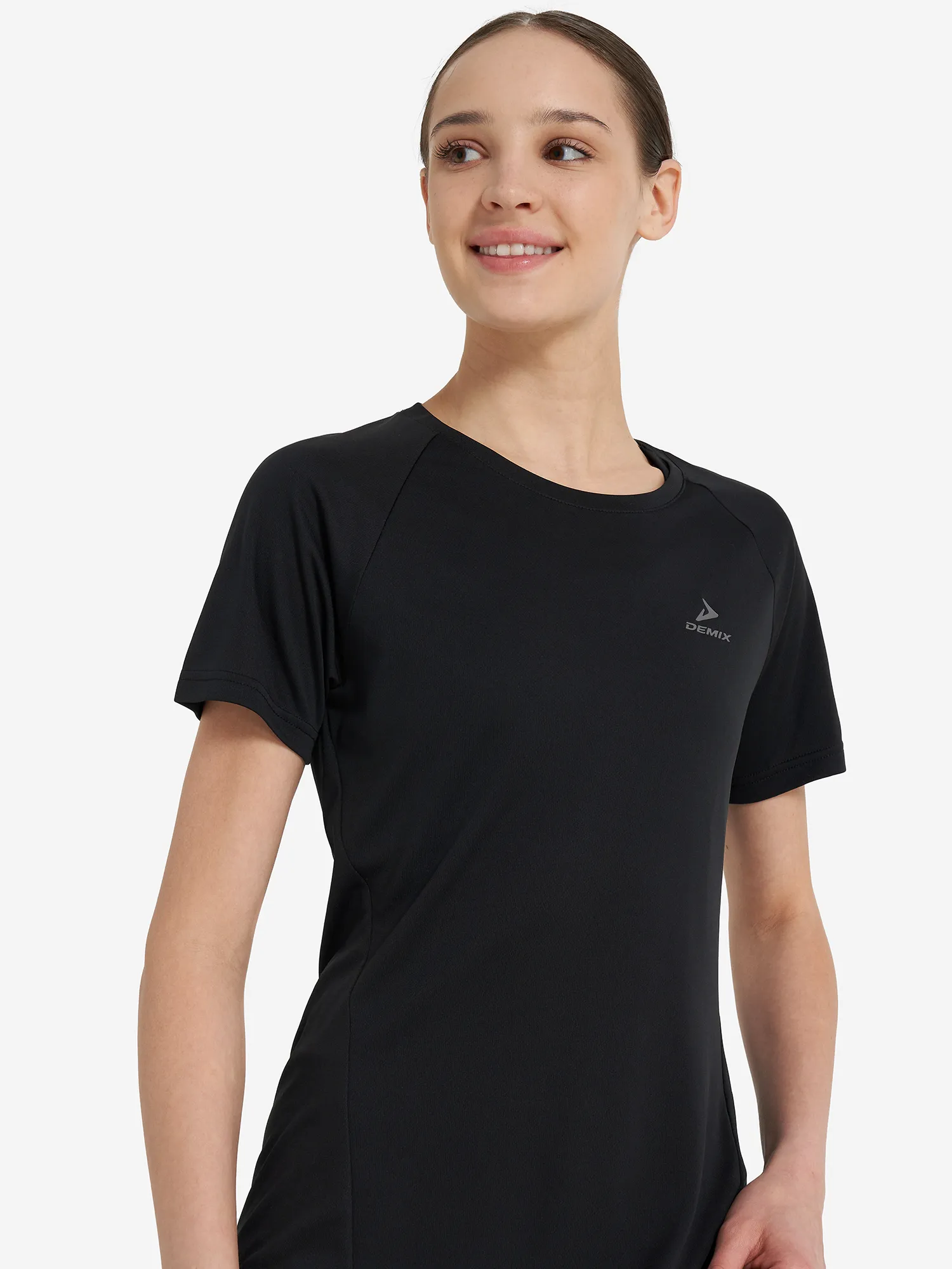 Футболка женская Demix, черный, арт. 130143dmx-99