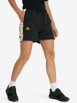 Шорты женские Kappa, черный, арт. 361U59WKAP-O0I