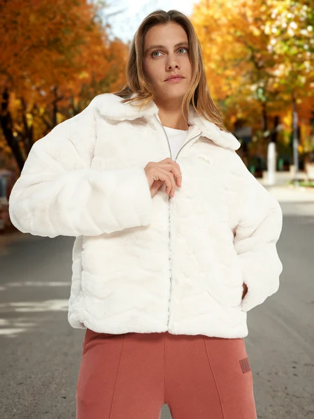 Куртка меховая женская FILA, бежевый, арт. 137212fla-01