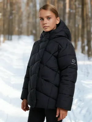 Пуховик для девочек Northland, черный, арт. 124432N16-99