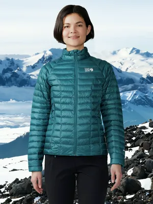 Пуховик Mountain Hardwear Ghost, голубой, арт. 2104741MHW-314