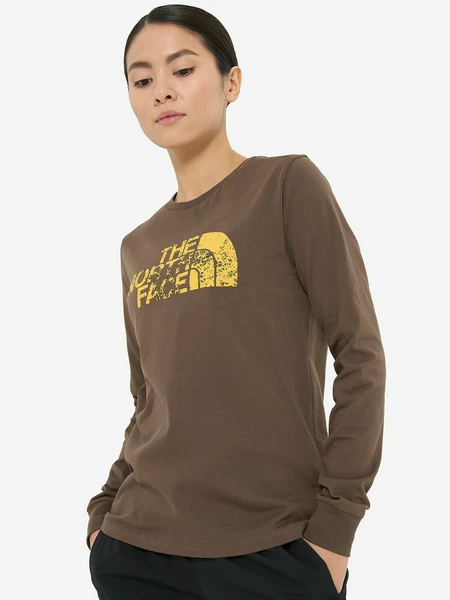 Лонгслив The North Face Seasonal Logo, коричневый, арт. nf0a89cu1oi1t1k-.