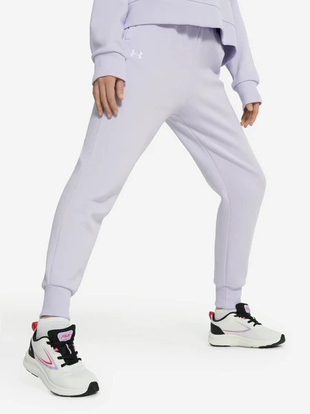 Брюки для девочек Under Armour Rival, фиолетовый, арт. 1379525u0f-535