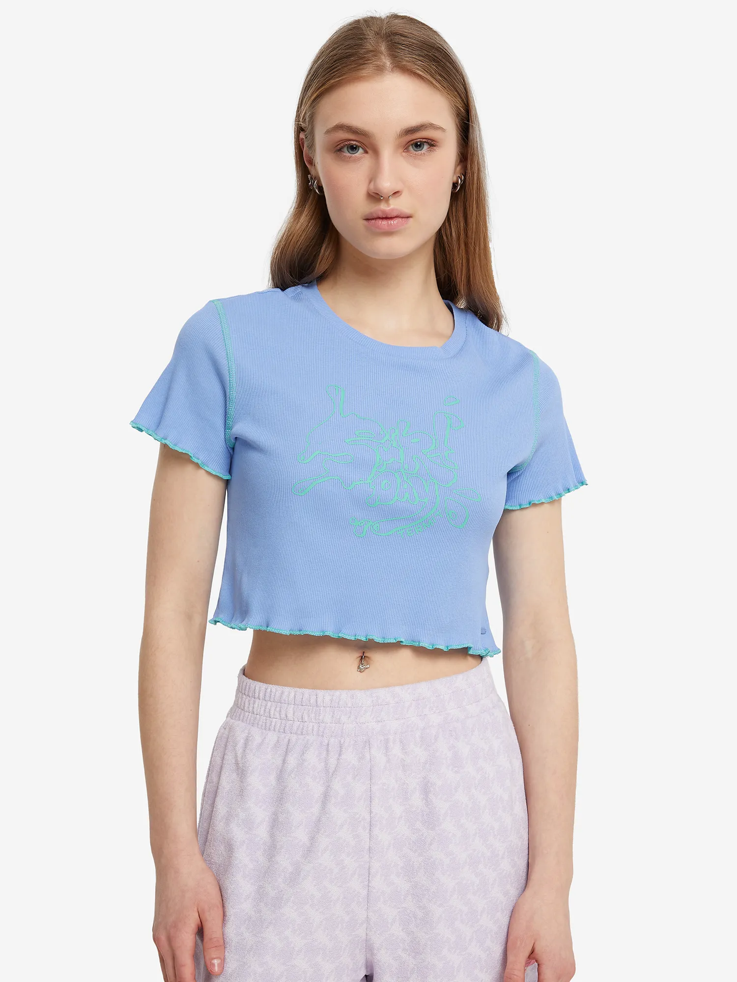 Футболка женская Termit, синий, арт. 128707trt-z1