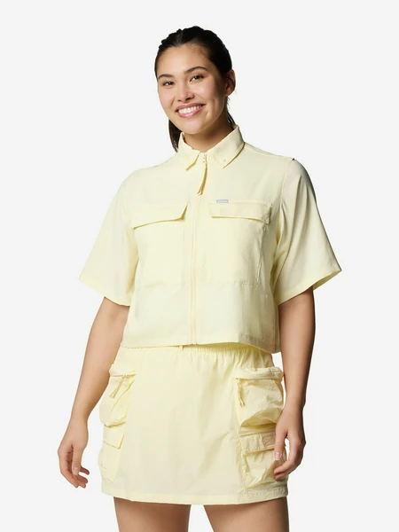 Рубашка с коротким рукавом Columbia Elevated View Utility Ss, желтый, арт. 2118731clb-758