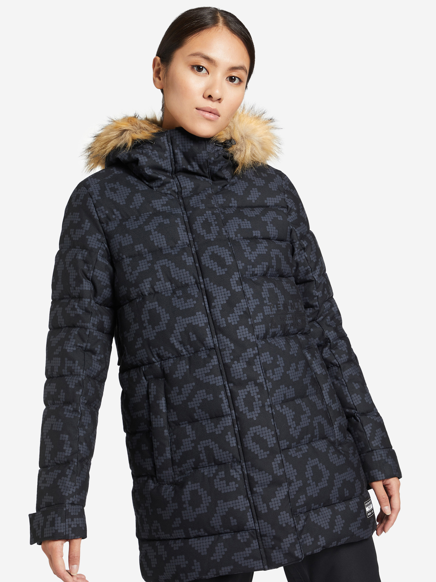 Пуховик женский Termit, черный, арт. 111921trt-b1