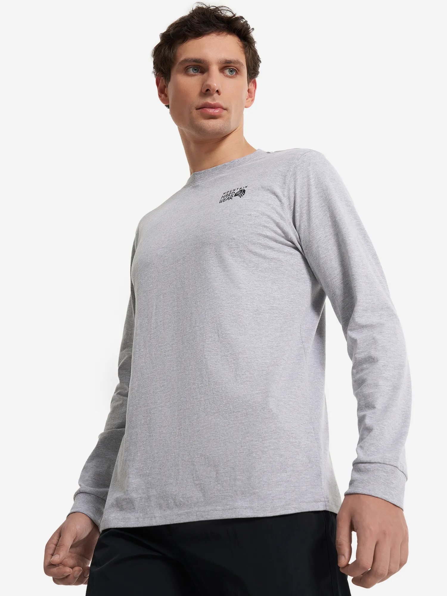 Лонгслив Mountain Hardwear Back Logo, серый, арт. 2100571mhw-057