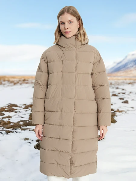 Пуховик женский Northland, бежевый, арт. 138305n16-t2