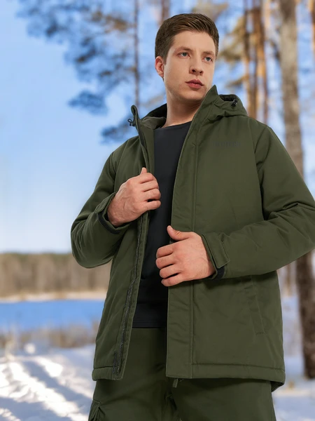 Куртка утепленная, зеленый, арт. 25887