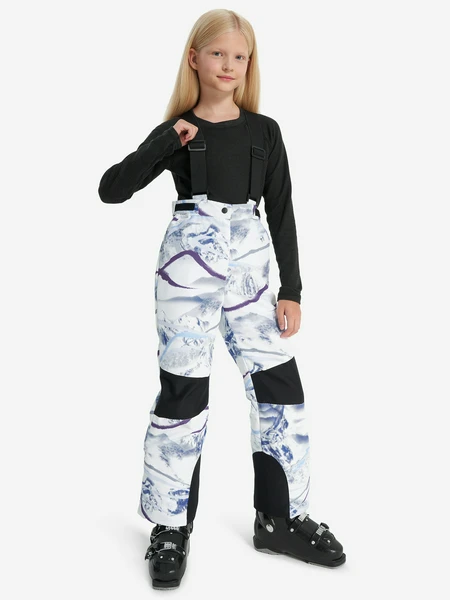 Брюки утепленные для девочек, голубой, арт. 131876gsd-q1