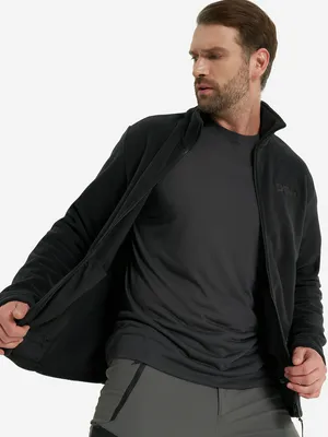 Джемпер флисовый Jack Wolfskin Winterstein, черный, арт. 1711371J01-6000