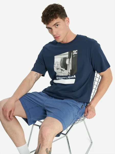 Футболка DC Shoes Essy Street Scene, синий, арт. edyzt03878d12-btkw