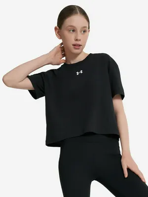 Футболка для девочек Under Armour, черный, арт. 1380878U0F-001