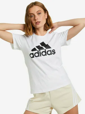 Футболка adidas Loungewear Essentials Logo, белый, арт. GL0649A01
