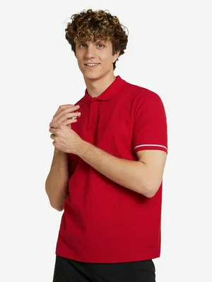Поло мужское Kappa, красный, арт. 321327WKAP-A03