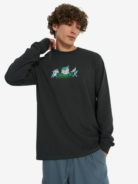 Лонгслив Element Dreamhouse, черный, арт. elyzt00515e1k-kta0