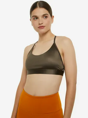 Топ бра спортивный Reebok Lux, коричневый, арт. IL4590R00