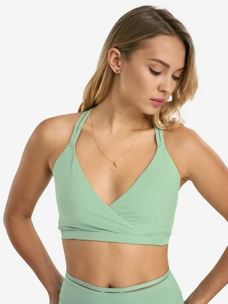 Топ бра спортивный Sensana SelfSecret, зеленый, арт. 26020