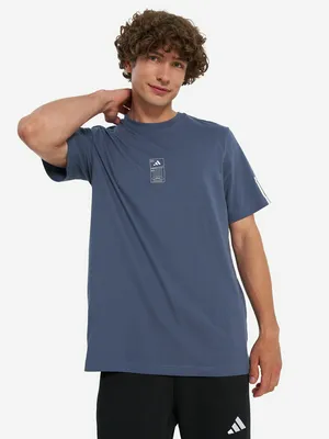 Футболка мужская adidas Stad Ticket, синий, арт. jm6472