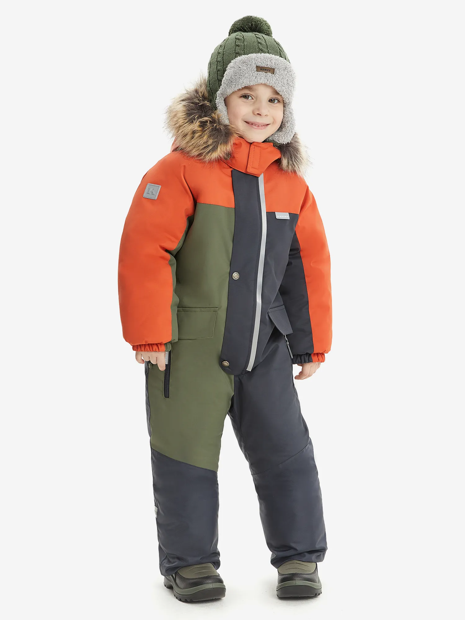 Комбинезон утепленный Kerry Trio, зеленый, арт. k23427k2j-330