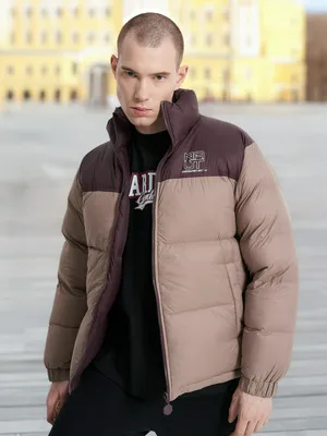 Мужской пуховик, коричневый, арт. w552349306-6w